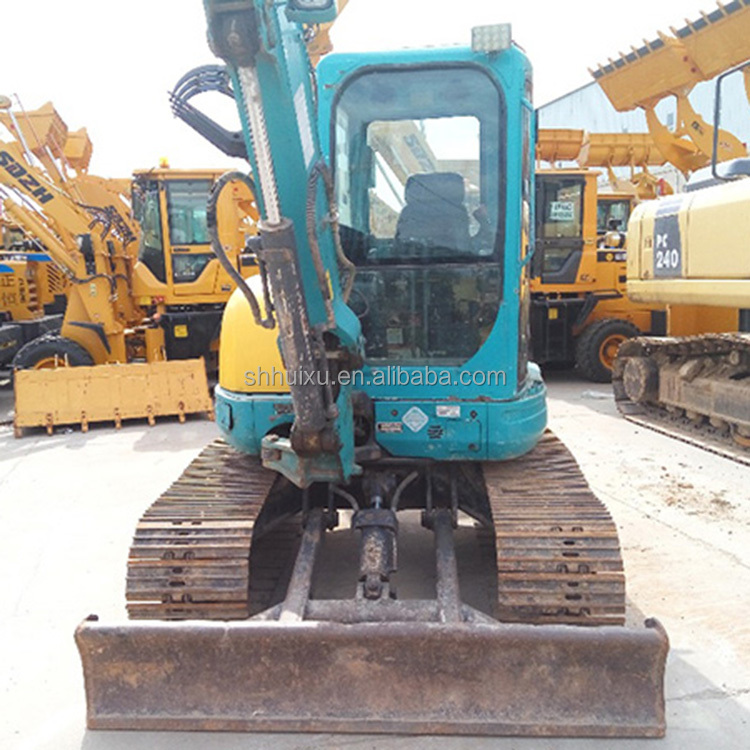 Japan quality used excavator Kubota 161 small 6.1 ton mini second hand crawler excavator