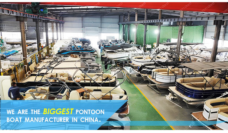 8m Length Pontoon Luxury House Boat Aluminum Fishing Style Pontoon Boats