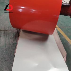 China Prepainted PPGI Steel Coil Decoiling 0.5mm PVDF / HDP / SMP / PE / PU wholesale