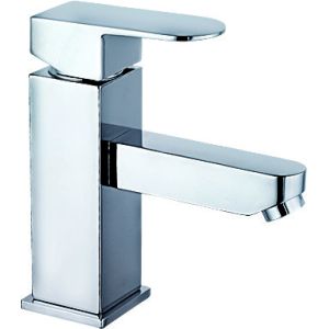 China Modern Chrome Single Handle Brass Wash Basin Mixer Faucet T8332 wholesale