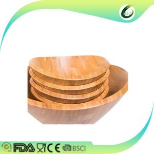 China Eco-friendly fruit salad bamboo salad bowl wholesale