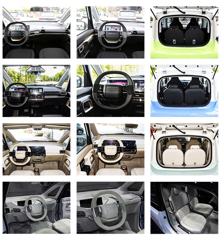305km Pure Electric Range Wuling Baojun Kiwi EV Left-Steering Energy Electric Vehicle
