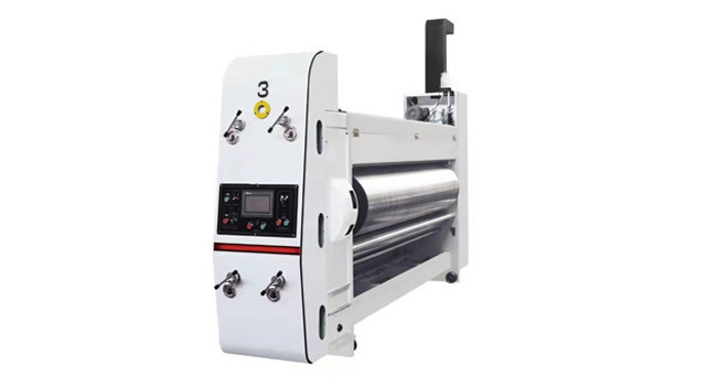 Carton Box Four Color Carton Flexographic Printing Machine With Die Cutting