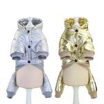 Snowsuit Warm Fleece Padded Winter Pet Clothes For Small Dogs