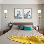 Rose Gold Color glass ball wall sconce for Corridor Living room Studio Bedroom (
