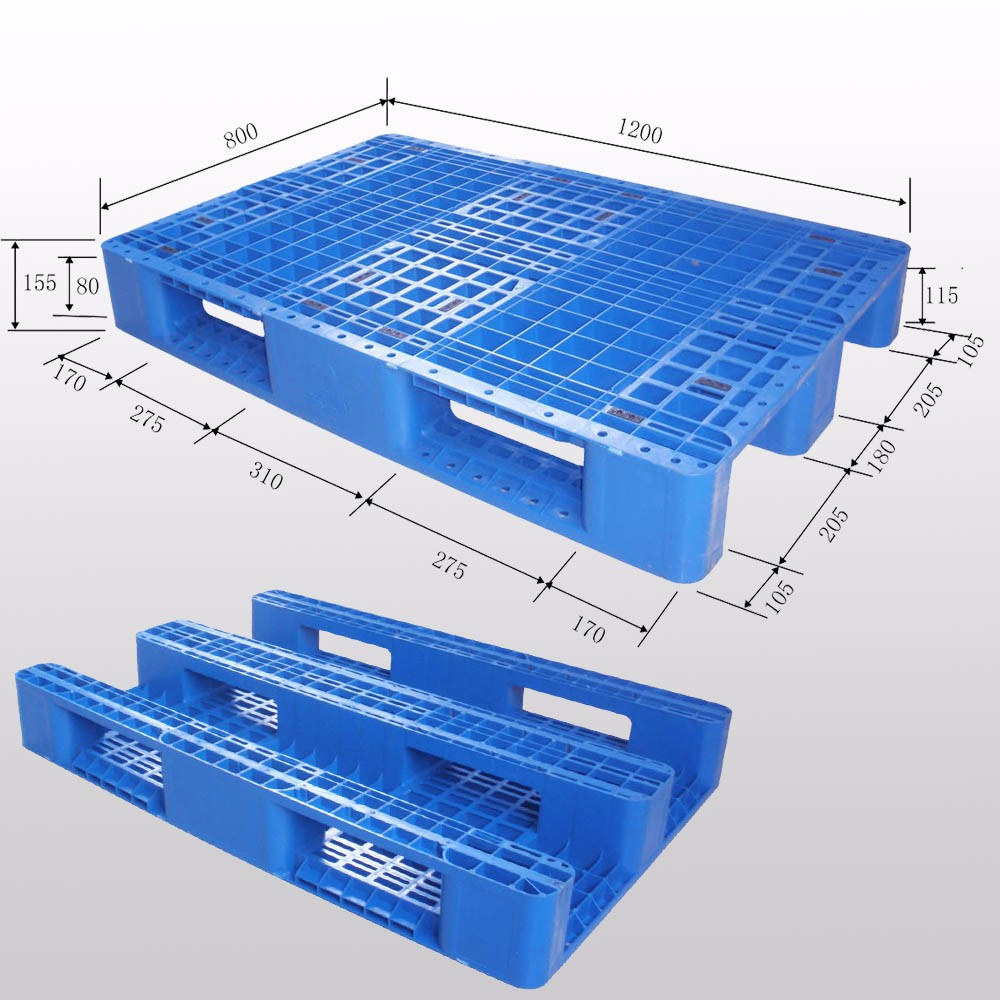 Euro pallet 1200X800 HDPE virgin heavy duty euro pallets from china