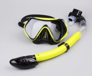 China Diving equipment silicone diving mask set of underwater ventilation pipeDiving mask + snorkel wholesale