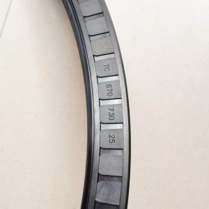 China 670*730*25 TC Oil Seals Made of NBR FKM Rubber for High Temperature Resistance wholesale