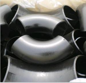 China A234 WPB Black Carbon Steel Pipe Elbow Fitting Sch40 High Pressure 90 Degree wholesale