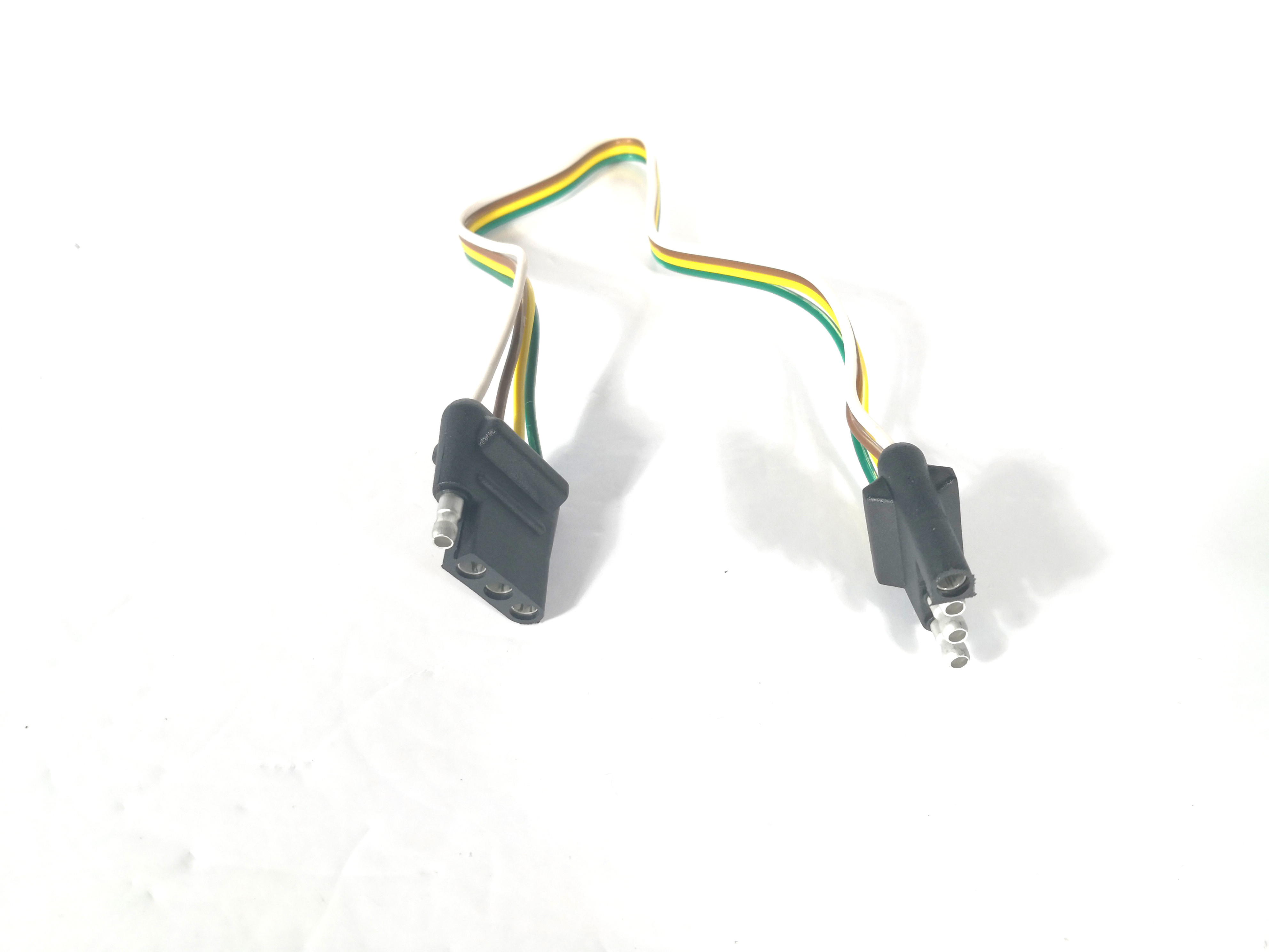 4 Way Heavy Duty Trailer Connector Wiring Electronic PVC Straight Type