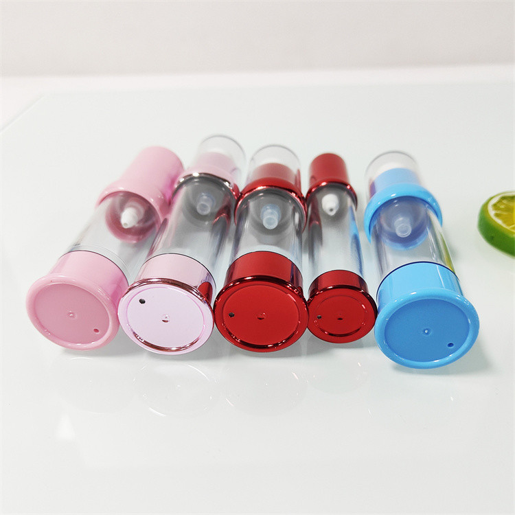 30ml Cosmetic Airless Bottle Clear Plastic For Travel Outdoor Activities And Commuting