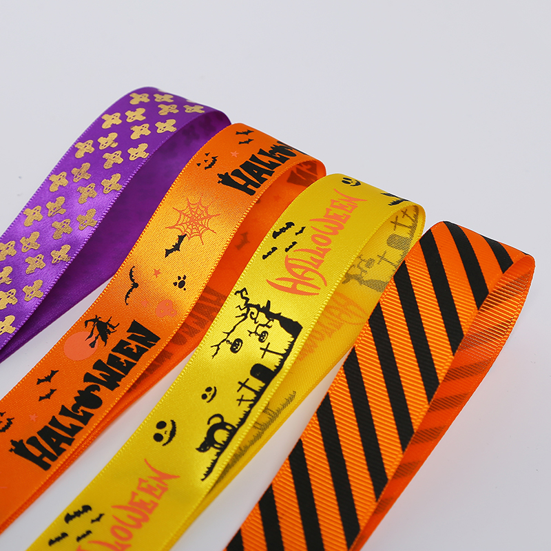 Custom Logo Decorative Fabric Ribbon Ink Printing Type 3 - 100MM Width