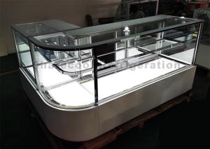 China Sharecool Countertop Refrigerated Cake Display 2500x680x1200mm With LED Lighting wholesale