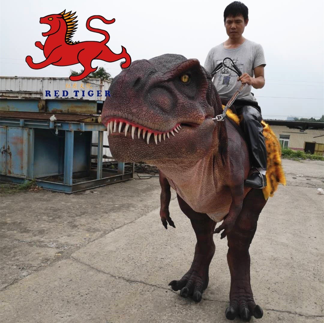 Life Size Realistic Dino Costume , Carnotaurus Dinosaur Costume For Performing