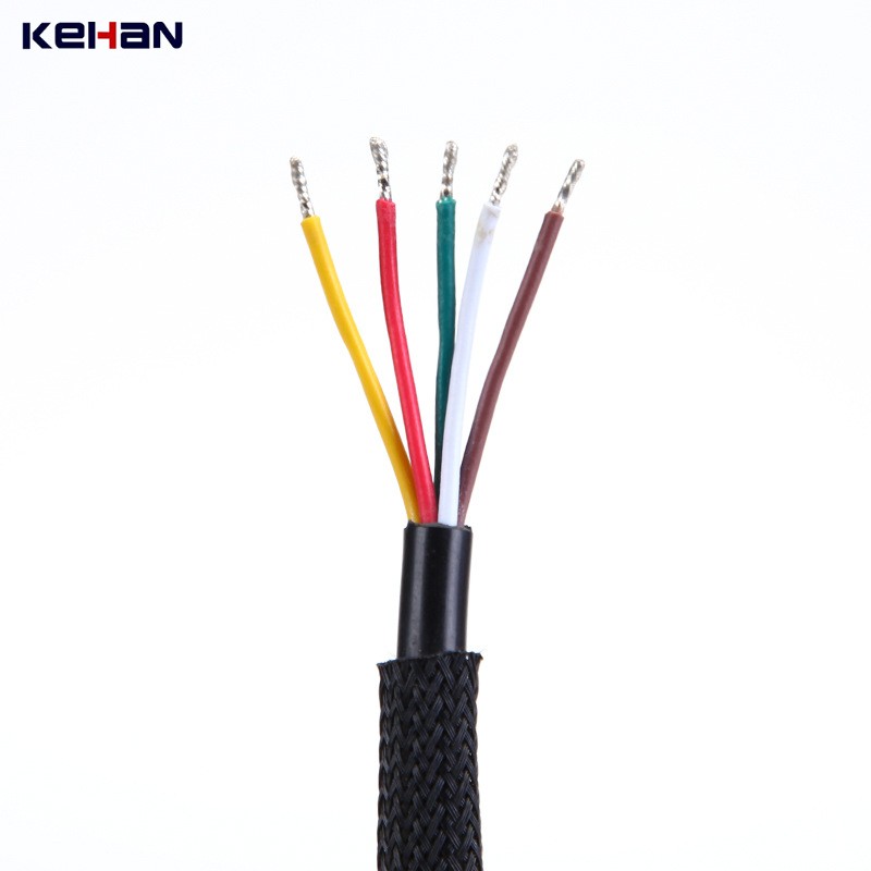 Customized High Voltage Automotive Wire Harness with H11 H8 DT DTP Connectors Black