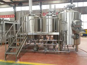 China Nanobrewery Beer Making Equipment Stainless Stain Material 2 Vessels Brewhouse wholesale