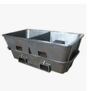 China Zhongxing Sow Mould And Skim Pan Steel Castings wholesale