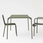 Transform Your Outdoor Space with AJUNION Minimalist Steel Armchair W63 x D66 x