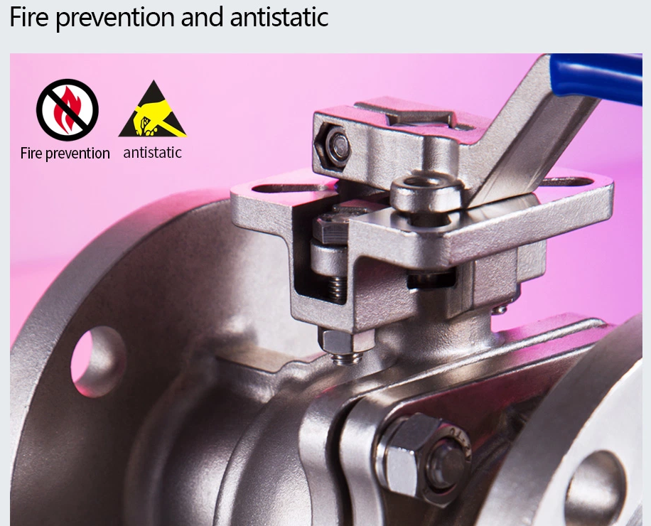 Water Media 2PC Flange Ball Valve with Pneumatic/Electric Actuator Features