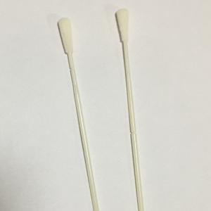 China 3.5cm Break Point Throat Swab Stick , Nylon Flocked Nasopharyngeal Swab wholesale