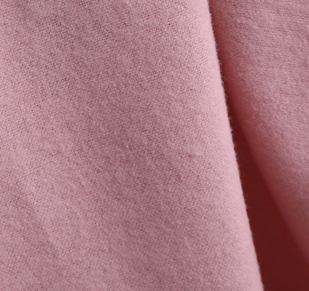 178GSM Brush Flannel Cotton Fabric Coat Thick 32SX16S 130X60