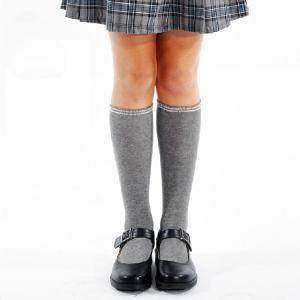 China Elegant top quality custom plain color polyester OTC long dress stockings for girls wholesale