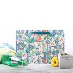 Promotional LOGO Ribbon Handle Paper Reusable Shopping Bag