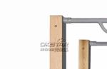 outdoor wooden fitness equipment--WPC wood ladder outdoor fitness