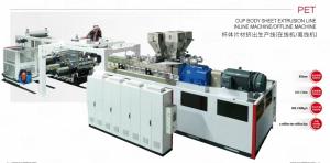 China 800-1300kg/H PET Sheet Extrusion Line For Plastic Cup Body Sheet Fully Auto wholesale