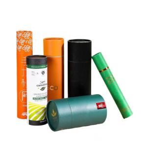 China Tea Candle Tube Packaging Box Round Cylindrical Paper Tube Box wholesale