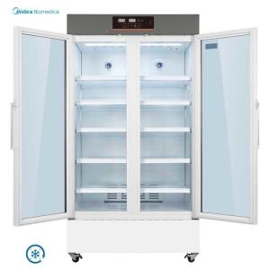 China MC-5L1006 Medical Pharmacy Refrigerator Vaccine Medium Scale No Frost Defrost Type Glass Door wholesale