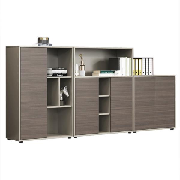 Correc Assembled Wooden Office File Cabinet Greenery Low Cabinet for Pantry