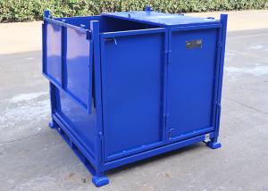 China Forklift Metal Pallet Cage Box 2T For Construction Sites wholesale