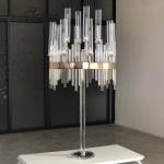 ZT- 435c large gold crystal candelabra wedding candelabras weddings table