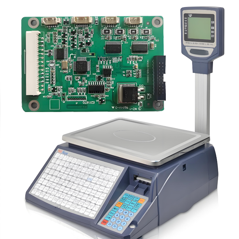 Cash Register Weighing Systems Dual LCD Display Smart Body Scales with Bluetooth and 1G Accuracy