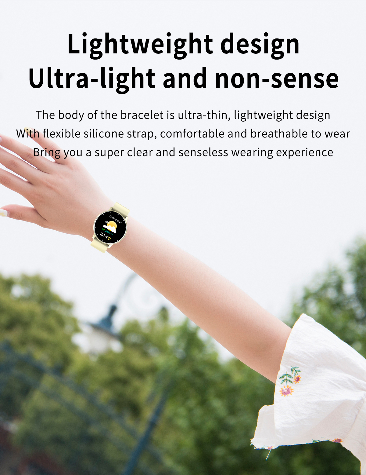 HL02 Smart Watch Activity Tracker ZL02 Touch Screen Customized Logo
