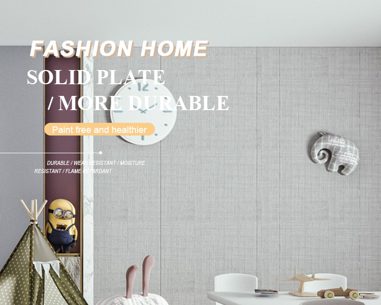 Waterproof Fabric Bamboo Charcoal Wood Veneer Wall Panels Mould Proof