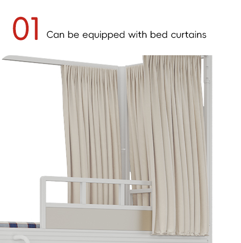 School Metal Single Student Apartment Bed