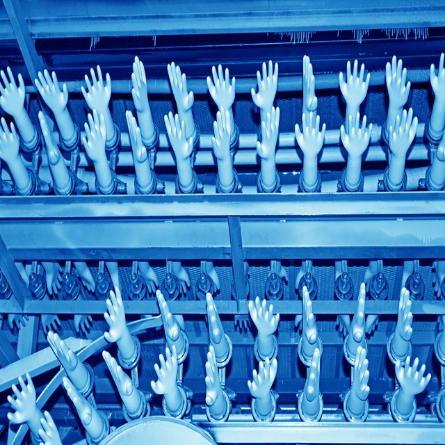 380V Medical Examination Latex Power Glove Making Machine