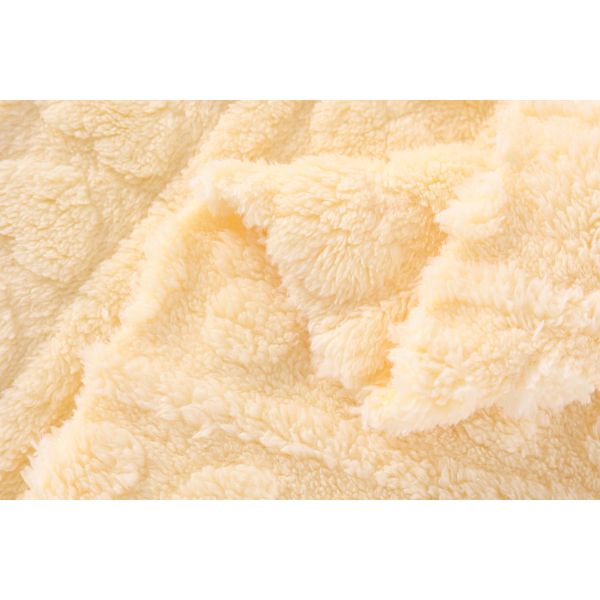 New Arrive Soft 100 Polyester Cotton Jacquard Fleece Fabric for Shoes Men Womens Clothing Blankets for Winter