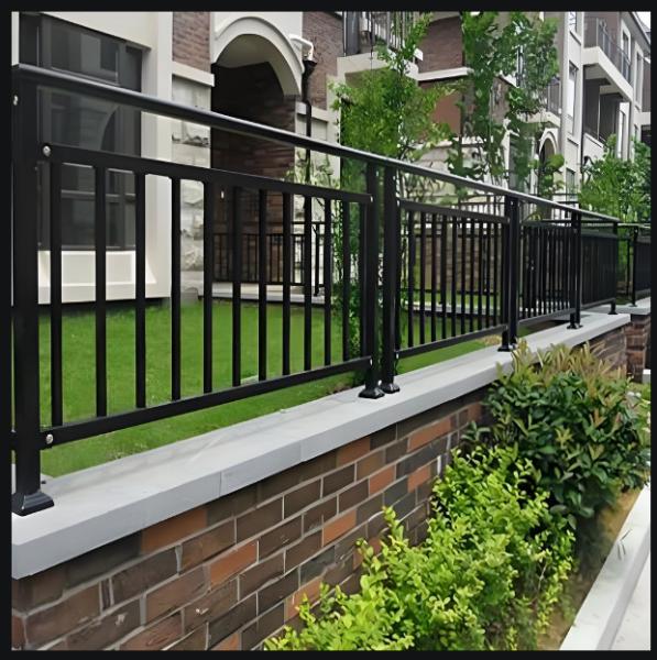 Galvanized Zinc Steel Railing Corrosion Resistant For Outdoor Stairs And Balcony