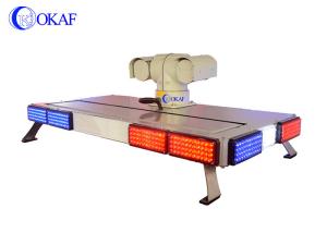 China Strobe Lightbar PTZ Surveillance Camera 30FPS For Warning wholesale