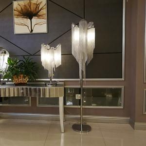 China Modern Floor Lamp For Living Room Bedroom Tassel Aluminum Stream Floor Lamp(WH-MFL-157) wholesale