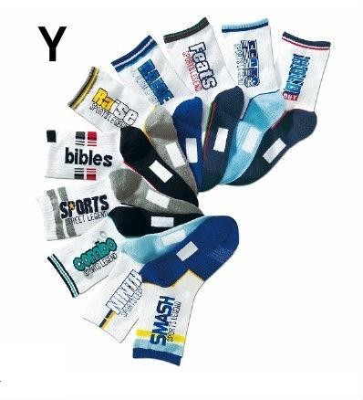 Knitted terry cotton socks in fancy japan cartoon design for boys