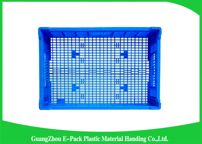 Household Stackable Folding Plastic Crates Space Saving Convenience Stores