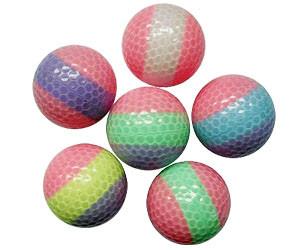 China crystal golf ball/ladies golf ball wholesale