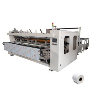 China 380V PLC Controlled Toilet Paper Rewinding Machine 230M/Min wholesale