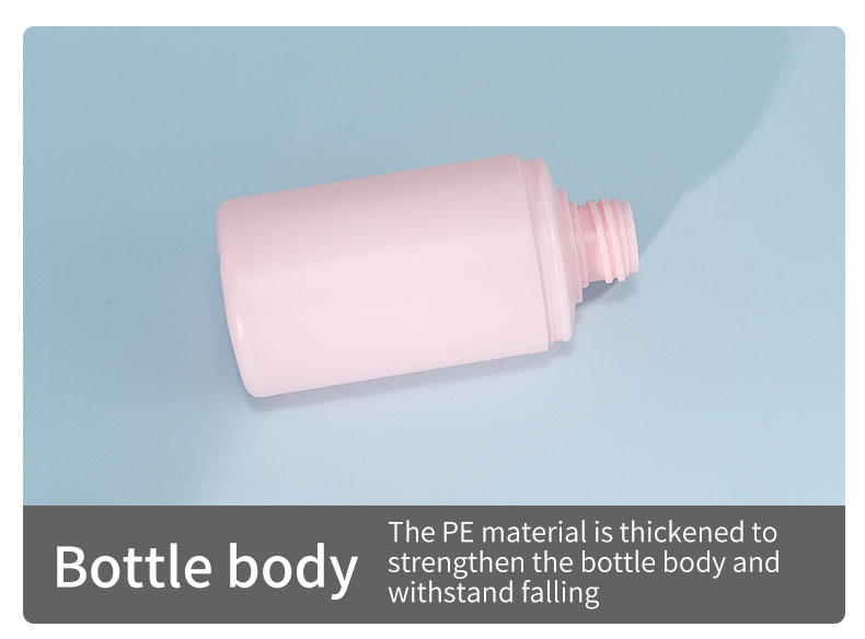 PE Material Cosmetic Lotion Bottles 80ml / 100ml Sunscreen Lotion Bottle For Cosmetics Shampoo