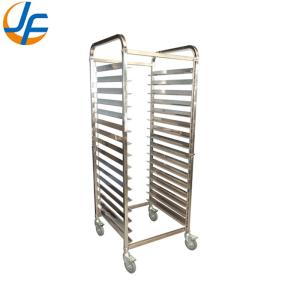 China High Standard Stainless Steel Knocked-Down Baking Tray Rack Trolley wholesale