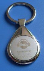 China Customed size and shape Promotional Metal Keyrings with factory price wholesale